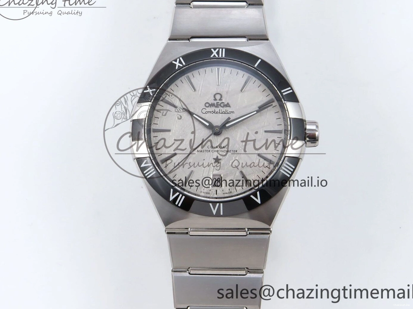 0116 Constellation 41mm SS ASWF 1:1 Best Edition Gray Dial on SS Bracelet A Breathable 7696